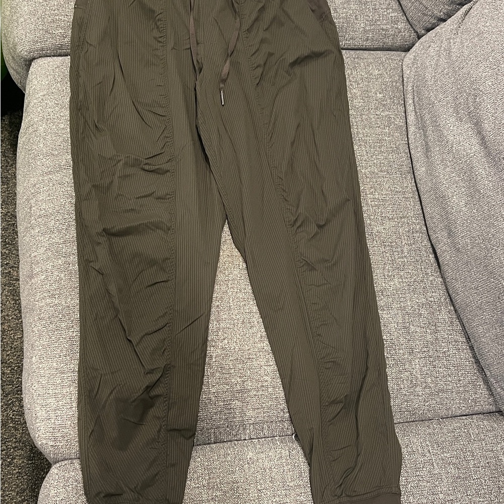 lululemon army green dance studio jogger